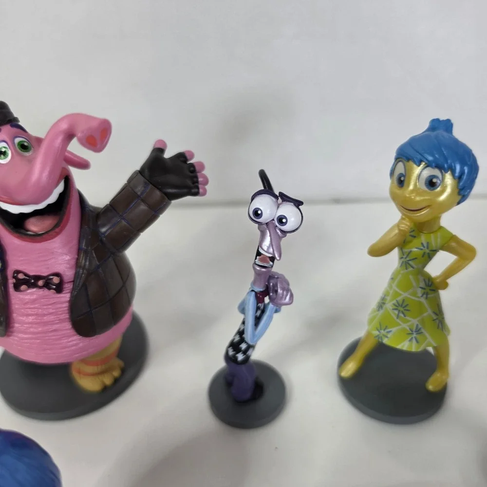 Disney Store Inside Out Figure Play Set 6 Pack Bing Bong Joy Sadness Anger Toy